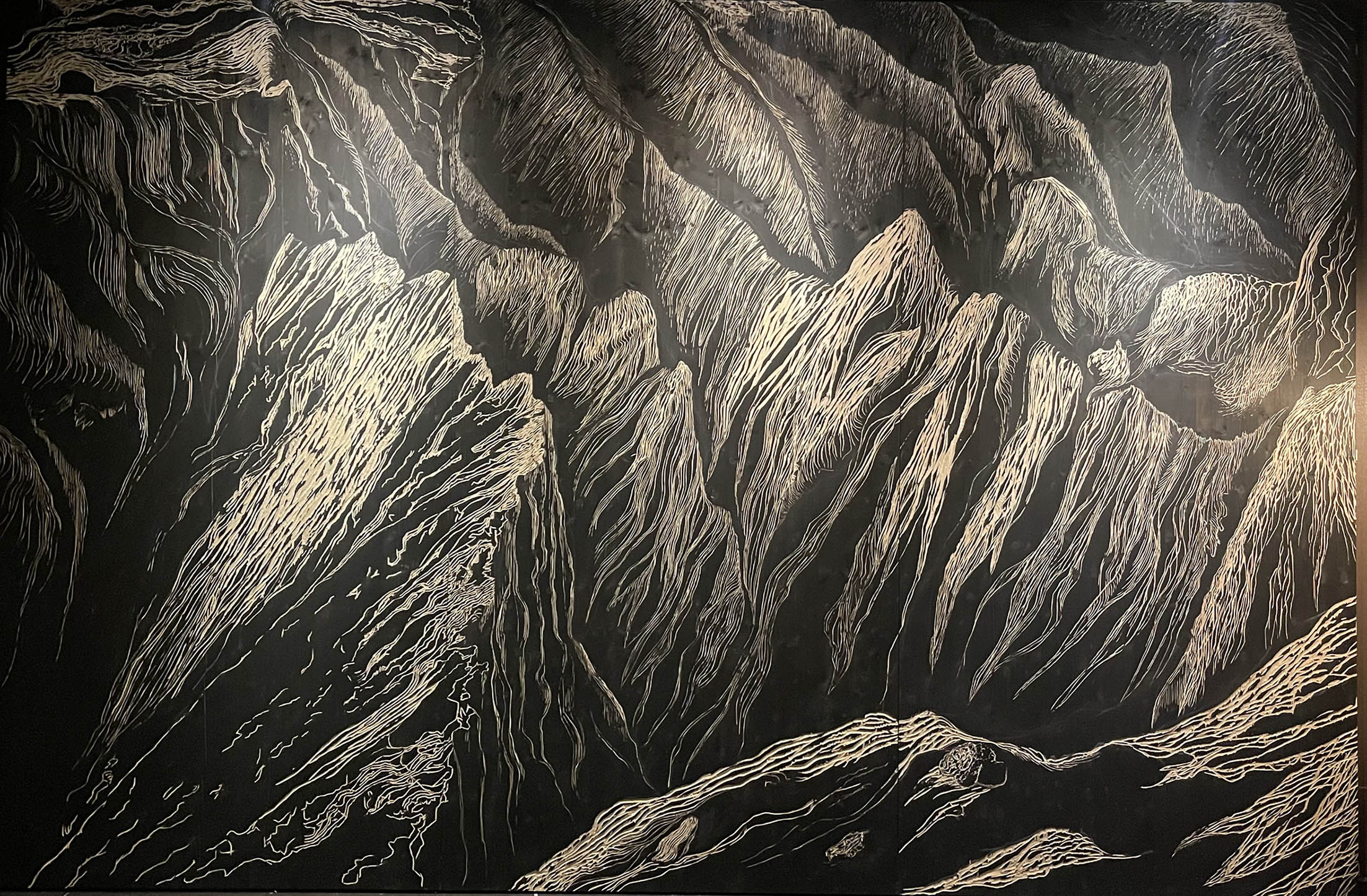 (illustrée dans le livre édité par le Museum) exposée à NordArt 2024,